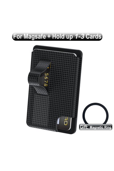 Choice PC Black Grippopso Universal Magnetic Wallet Case Men Women Phone Card...