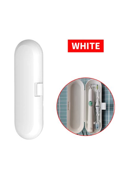 Choice1 1pc white 1PC Electric Toothbrush Storage Box Electric Toothbrush Tra...