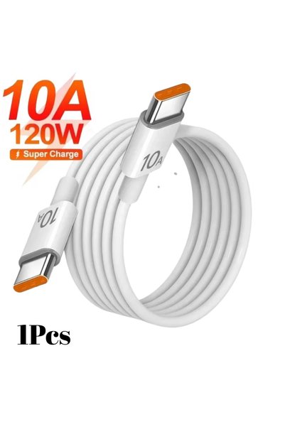 Choice5 كابل 3 متر 1 قطعة 10 أمبير 120 واط شحن فائق السرعة من النوع C إلى الن...
