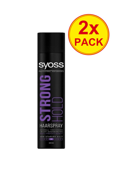 Syoss 2x Πακέτο Σπρέι Μαλλιών Δυνατό Κράτημα, Syoss, 400 ml