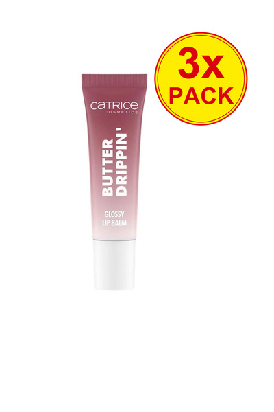 Catrice 3x PACK Balsam de buze hidratant, Cosmetics BUTTER DRIPPIN' GLOSSY, 0...