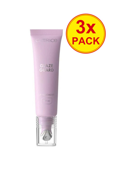 Catrice 3x PACK Glaze Guard SPF 50 Lip Treatment Mentally Elsewhere 030, Catr...