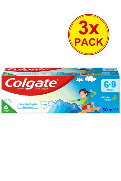 Colgate 3x PACK Toothpaste Smiles Junior 6+ 50ml