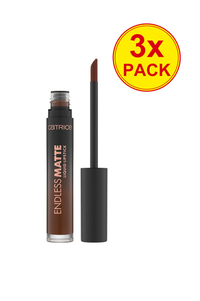 Catrice 3x PACK Υγρό ματ κραγιόν, 100 Coffee Date? Ατελείωτο Ματ, 4.5 ml,
