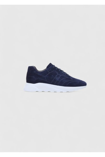 Ramsey Navy Blue Suede Sports Shoes