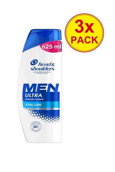 Head Pachet de 3 Sampon anti-mătreață Head&Shoulders Men Ultra Total Care