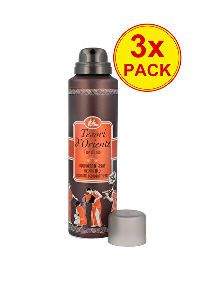 Tesori d'Oriente Pachet 3x Deodorant Spray Femei LOTUS FL 150ml