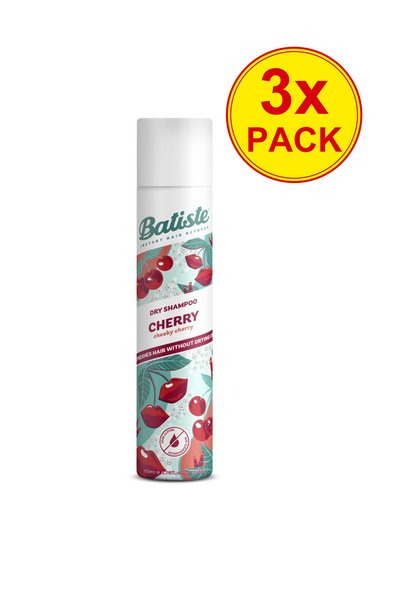 Batiste Pachet 3x șampon uscat 200 ml Cireșe