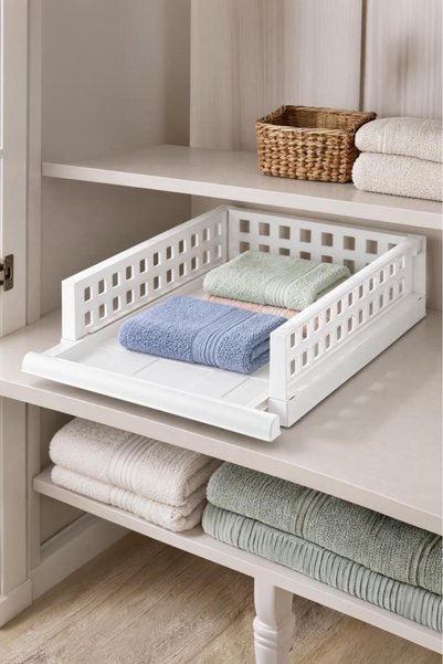 Smartware Smart Shelf Midi 1 Piece Multi-Purpose Cabinet Organizer with Slidi...