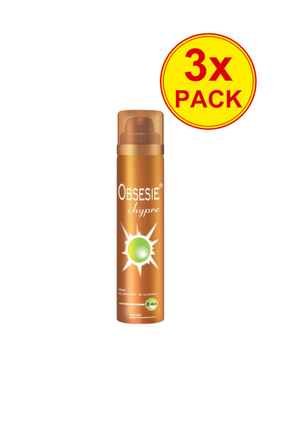 Obsesie Pachet 3x Deodorant spray Chypre 75 ml