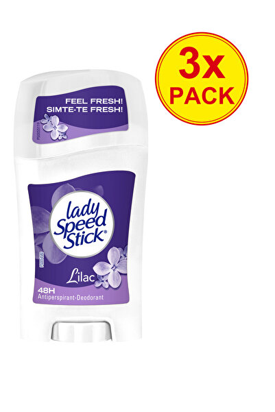 Lady Speed Pachet de 3x Deodorant solid stick Lilac 40g