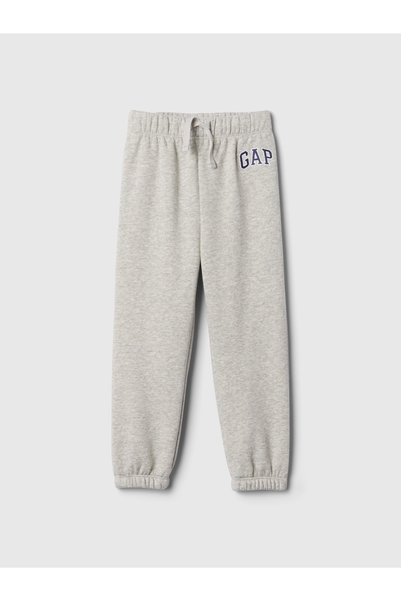 GAP Baby Boy Gray Relaxed Logo Pull-On Jogger Sweatpants