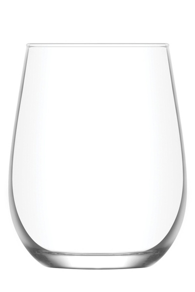 LAV Gaia Glass White Wine Glass Set of 6 360 ml (Soft Drink/Wine Glass)