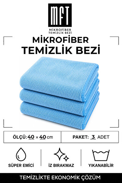 SİLVER HOME Pachet de 3 cârpe de curățare multifuncționale din microfibră 40x...
