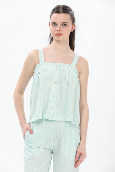 United Colors of Benetton Damen-Pyjama-Oberteil 71445