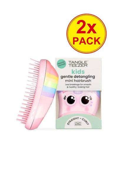 Tangle Teezer 2x PACK Mini Hairbrush for Children - Pain-Free Detangling Brus...