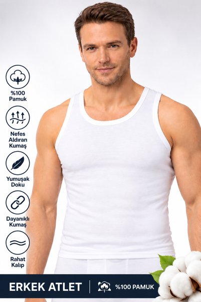 MİSSEMMA Tricou sport pentru bărbați, 100% bumbac, material respirabil