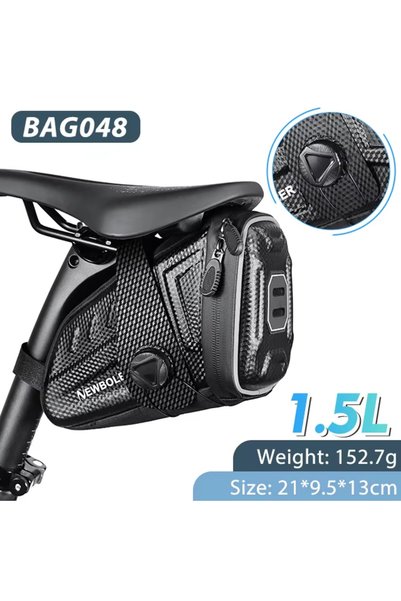 Choice 1.5L NEWBOLER Bicycle Saddle Bag Waterproof EVA Hard Shell Road Bicycl...