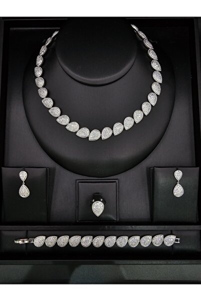 Mara Full Set of Silver Bushorns