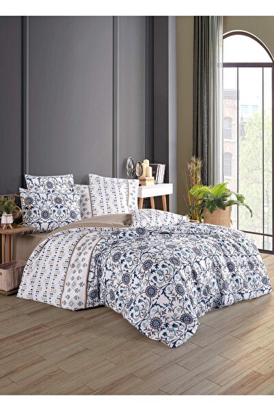 newhome طقم غطاء لحاف مزدوج VIP RANFORCE PIRIL 08529-6