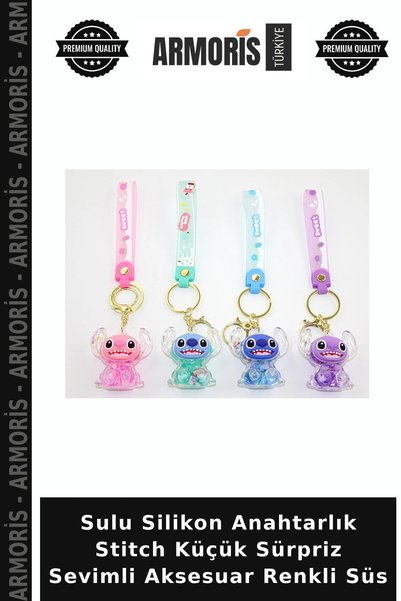 Armoris Juicy Silicone Keychain Stitch Small Surprise Cute Accessory Colorful Ornament