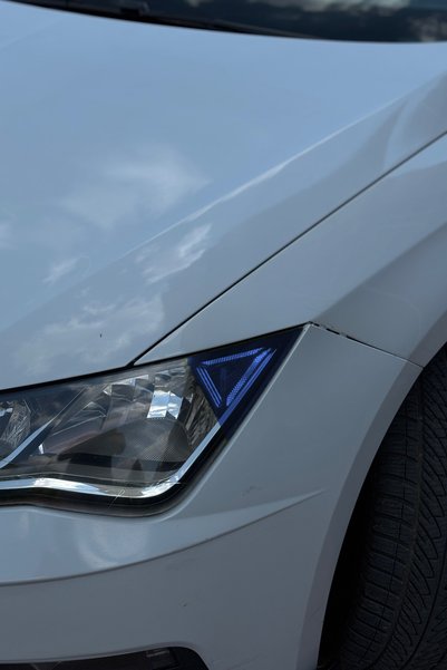 Banxtre Triangular daytime led sticker headlight film for seat leon