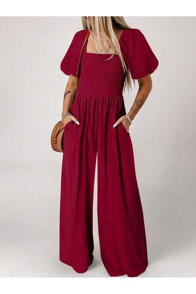 Sheya Jumpsuits - Burgundy