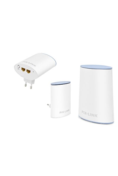 Angel Of Life Mesh Wifi Sistemi Ac1200 Dual Band 3’Lü Set - Beyaz LV-WMS01