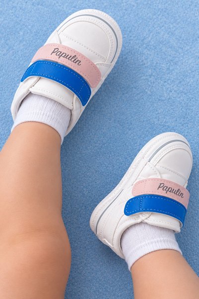 Rocha Baby أحذية رياضية للأطفال للجنسين، أحذية أطفال ملونة بشريط فيلكرو
