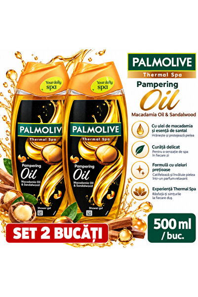 Palmolive Σετ 2x500ml Τζελ Ντους και Λάδι Περιποίησης " (Set 2x500ml Gel Show...