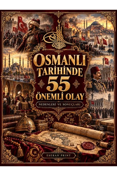 Eseran Print Osmanlı Tarihinde 55 Önemli Olay – Nedenleri ve Sonuçları-A5 Spi...