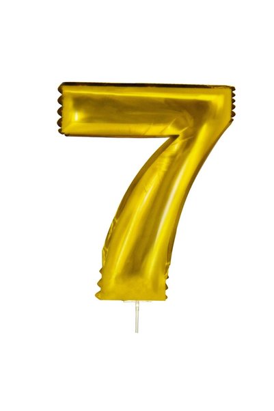 OEM Balon Petrecere din Folie Metalizat Auriu Nr.7 - 24 cm