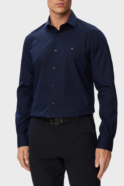 Tommy Hilfiger Pamuklu Slim Fit Uzun Kollu Gömlek Erkek GÖMLEK MW0MW43749 DCC