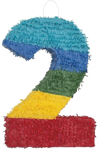 Unique Number 2 Pinata
