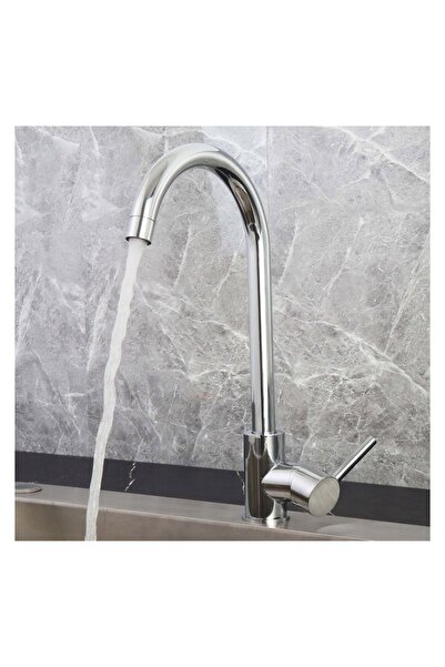 OEM Baterie Chiuvetă Bucătărie, Inox 304 Argintiu Lucios, Mecanism 35 mm
