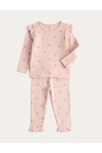 Marks & Spencer Çiçek Desenli 2'li Bebek Takımı