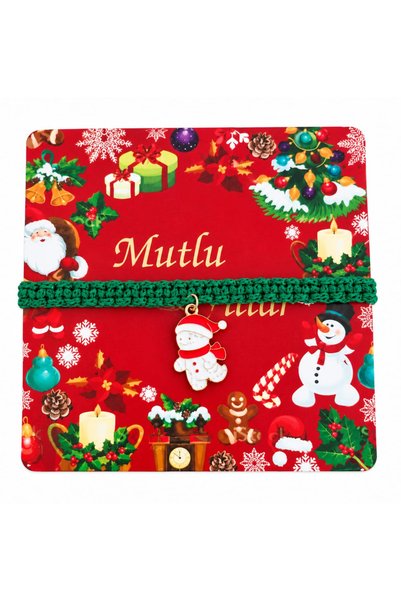 Generic Brand New Year's (Christmas) Special Handmade Adjustable Knitted Brac...