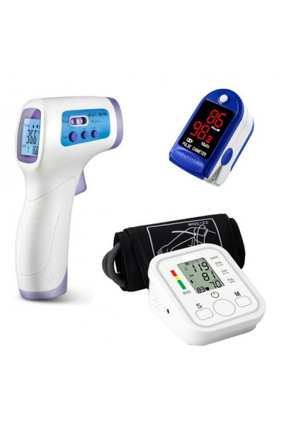 OEM Tensiometru electronic de braț + Termometru fără contact + Oximetru