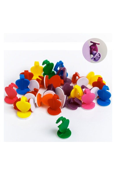 OEM Clipsuri de Diferite Culori cu Autocolant pentru Baloane – 25 buc.