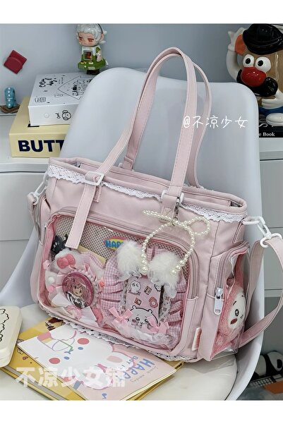 synshop Ita bag backpack tote shoulder bag with cat ears korean japanese y2k luxury leather women teen girls kids