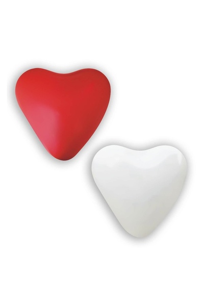 OEM Baloane Inimi Albe Rosii 30 cm – 10 buc.