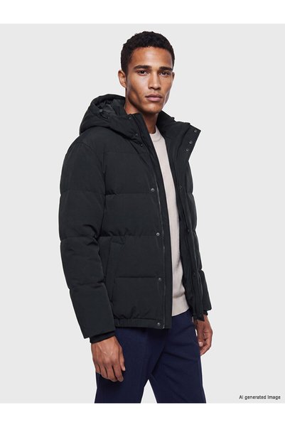 LC Waikiki معطف LCW VisionRegular Fit للرجال ذو قلنسوة قابلة للنفخ