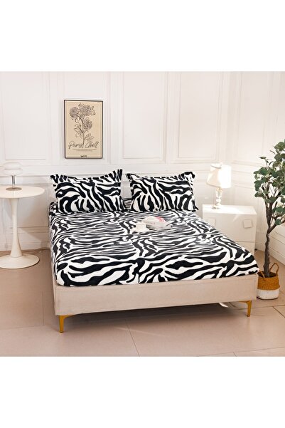 elegant home pucioasa LenjerieMag Husa de Pat Cocolino Alb-Negru model zebra ...