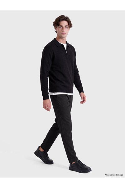 LC Waikiki Quality Parts from Çelebi Store Standart Fit Gabardine Men's Trousers
