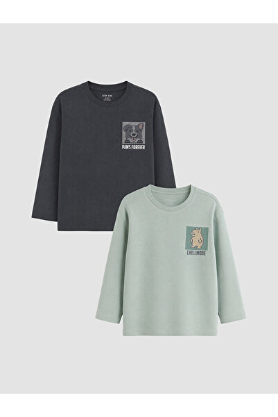 LC Waikiki 2 Pack Tricou Imprimat Băieți