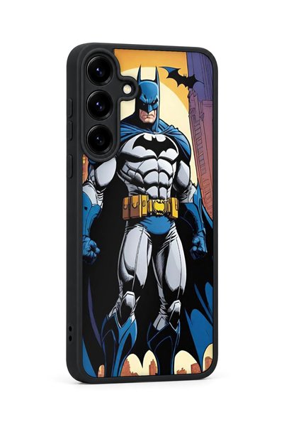 Aksel Kılıf Samsung Galaxy S25 Plus Compatible Printed, Matte Black, Soft Silicone, Protective, Shock-Absorbing Cover, Case