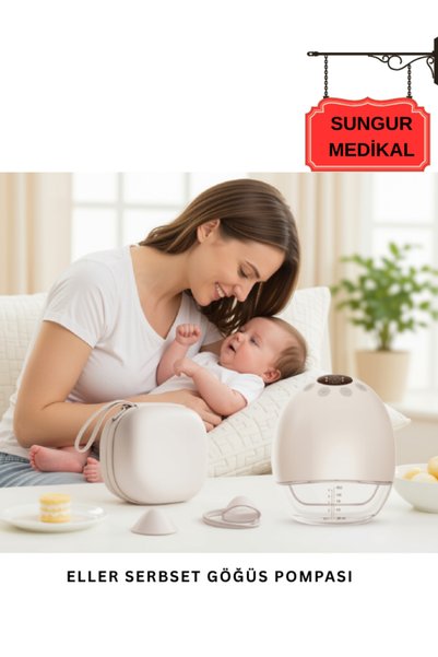 HeiN Eller Serbest Anne Bebek Lohusa Süt Sağım Saklama Pompası Giyilebilir Göğüs Pompası Sağma Pompası