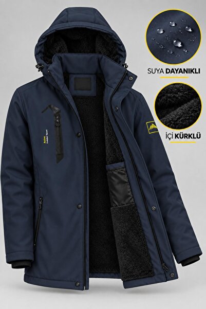 ByTrend Su ve Rüzgar Geçirmez Outdoor Softshell Kışlık Mont PLDP 3014_50510-1