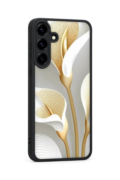 Aksel Kılıf Samsung Galaxy S25 Plus Compatible Printed, Matte Black, Soft Silicone, Protective, Shock-Absorbing Cover, Case