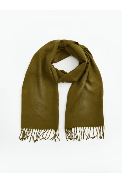 LC Waikiki Scarf & Beanie & Gloves Set - Khaki - Embroidered